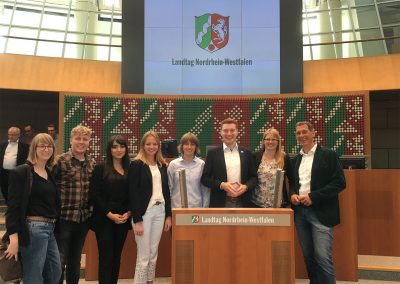 UTOPiSTEN besuchen den Landtag in Düsseldorf